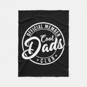 Member Cool Dads Club 2 Sided Funny Fathers Day Fleece Blanket