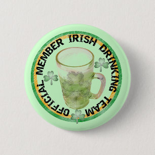 Member Irish Drinking Team Tshirts and Gifts 2 Inch Round Button