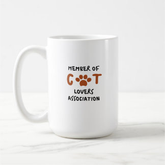 Member of cat loves association mug