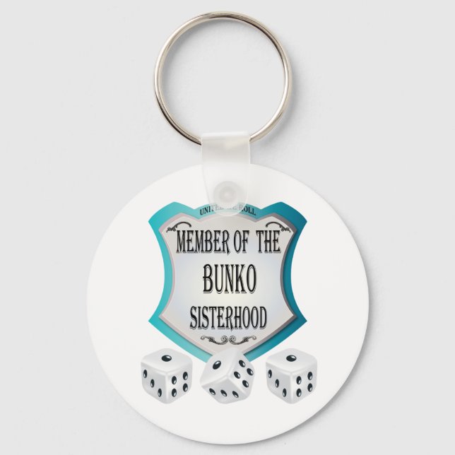 Member of the Bunko Sisterhood Keychain (Front)
