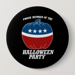 Member of the Halloween Party -.png 4 Inch Round Button