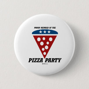 Member of the Pizza Party 2 Inch Round Button