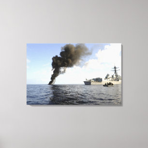 Members of the US Coast Guard Canvas Print