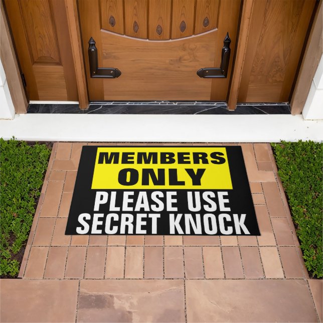 Members Only Doormat (Outdoor)