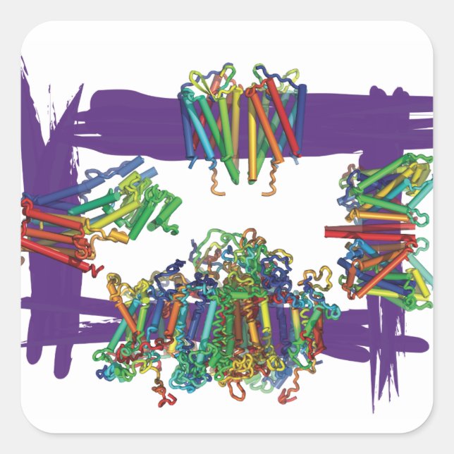 Membrane Proteins Through A Box Stickers (Front)