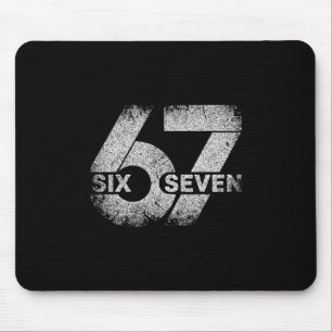 Meme 67 Six Seven  Mouse Pad
