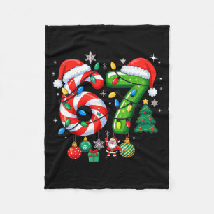 Meme 6 7 Christmas Matching Outfit Six Seven Trend Fleece Blanket