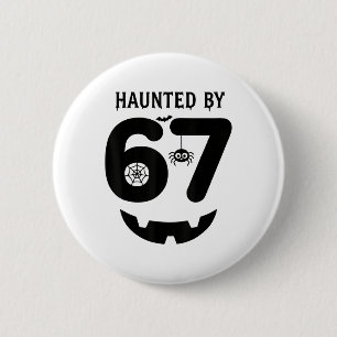 Meme 6 7 Italian Brainrot Halloween Costume Haunte 2 Inch Round Button