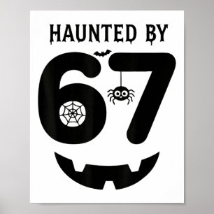 Meme 6 7 Italian Brainrot Halloween Costume Haunte Poster