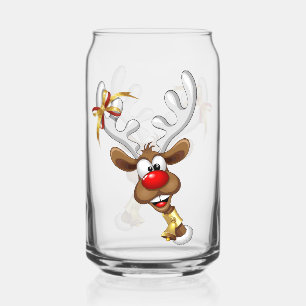 Mème de Noël drôle de renne qui regarde par-dessus