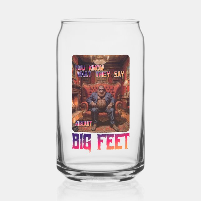 Mème de pieds Bigfoot amusant (Verso)