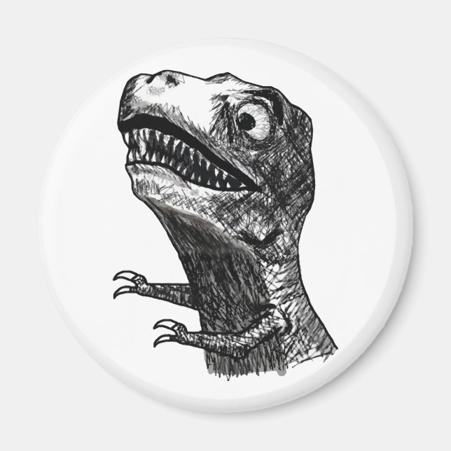 Mème de rangement T-Rex - Aimant (Devant)