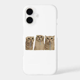 Mème des triples chats idiots baveux