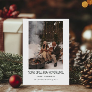 Même équipe, nouvelles aventures, carte de Noël ph