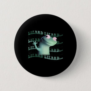 Meme Funny Weirdcore Animal Women Men Lizard Lizar 2 Inch Round Button