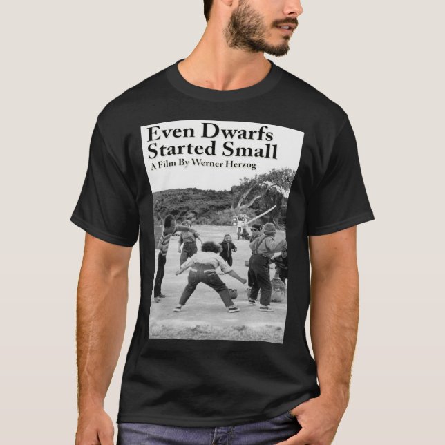 Même les nains ont commencé petit T-shirt classiqu (Devant)