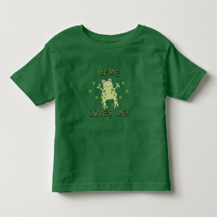 Meme Loves Me Frog Toddler T-shirt