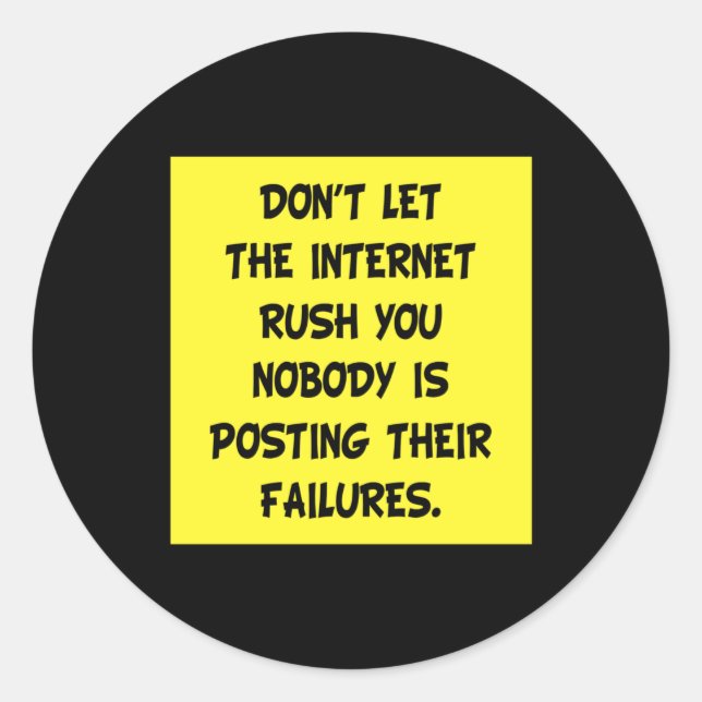 Meme Memes Work Humour Joke Cool Funny Gift Idea Classic Round Sticker (Front)