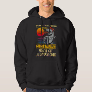 Meme Rex Dinosaurs Mommy Saurus Hoodie