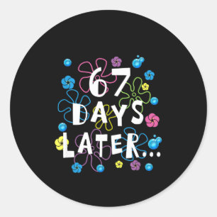 Meme Teacher Student School Funny Gift Men Women T Classic Round Sticker