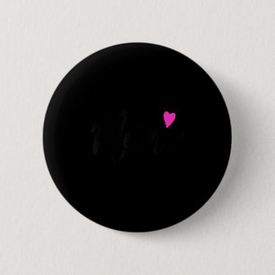 Meme With Nk Heart Grandmother Gift  2 Inch Round Button