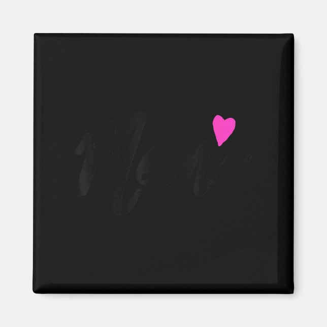 Meme With Nk Heart Grandmother Gift  Magnet (Front)