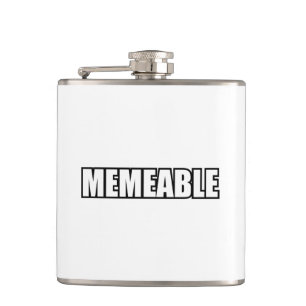 MEMEABLE HIP FLASK