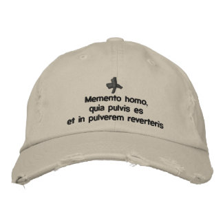 Memento Homo, lent cap - cappello quaresimale