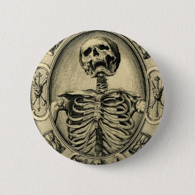 Memento Mori 2 Inch Round Button (Front)