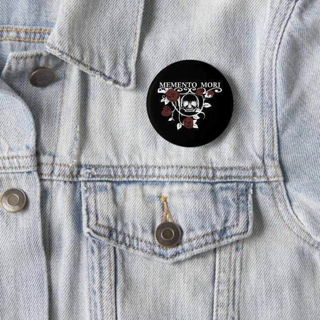 Memento Mori  2 Inch Round Button (In Situ)
