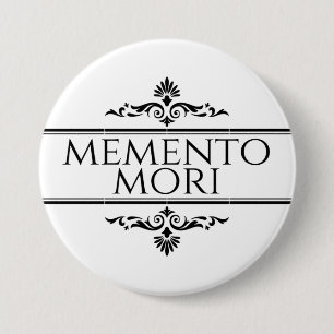 Memento Mori 3 Inch Round Button