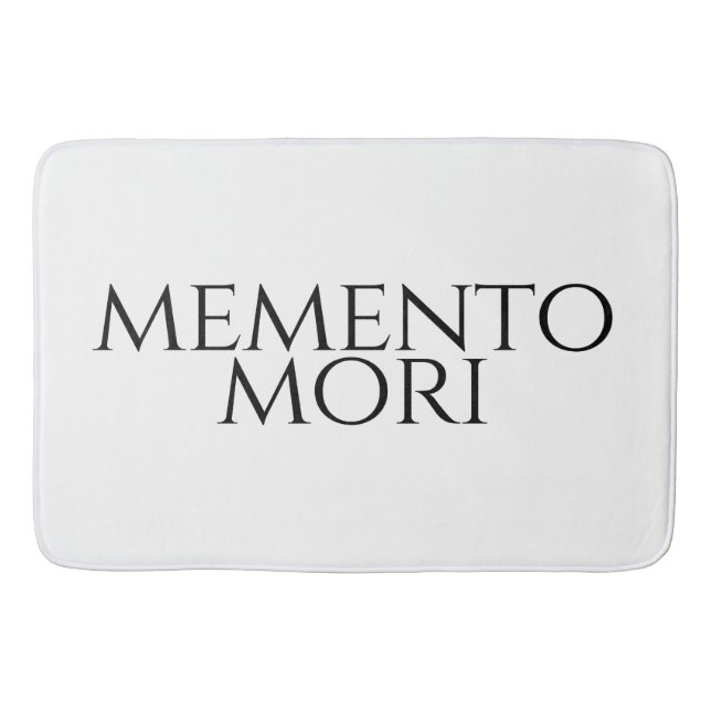 Memento Mori Bath Mat (Front)