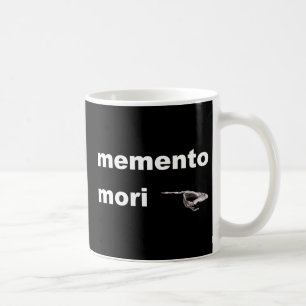 memento mori coffee mug