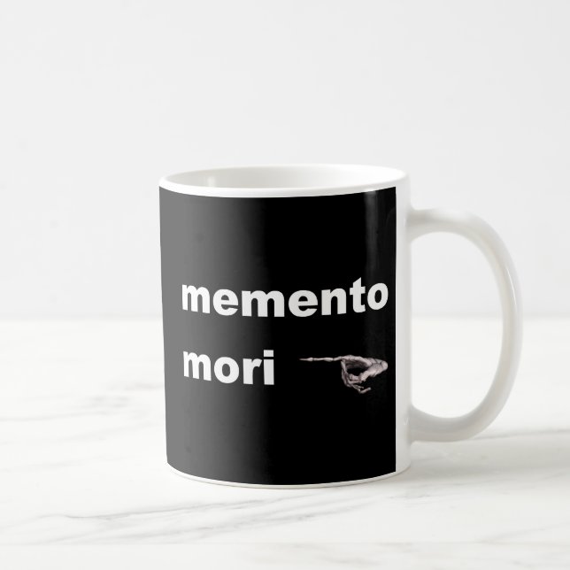 memento mori coffee mug (Right)