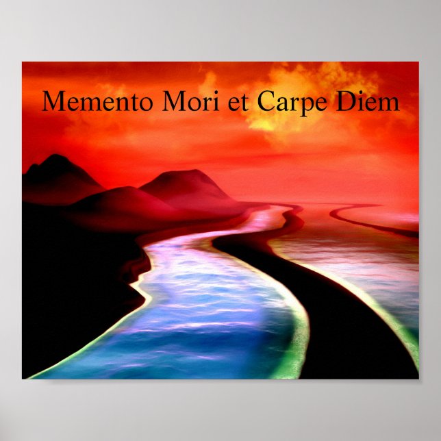 Memento Mori et Carpe Diem Scifi Poster (Front)