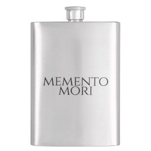 Memento Mori Hip Flask