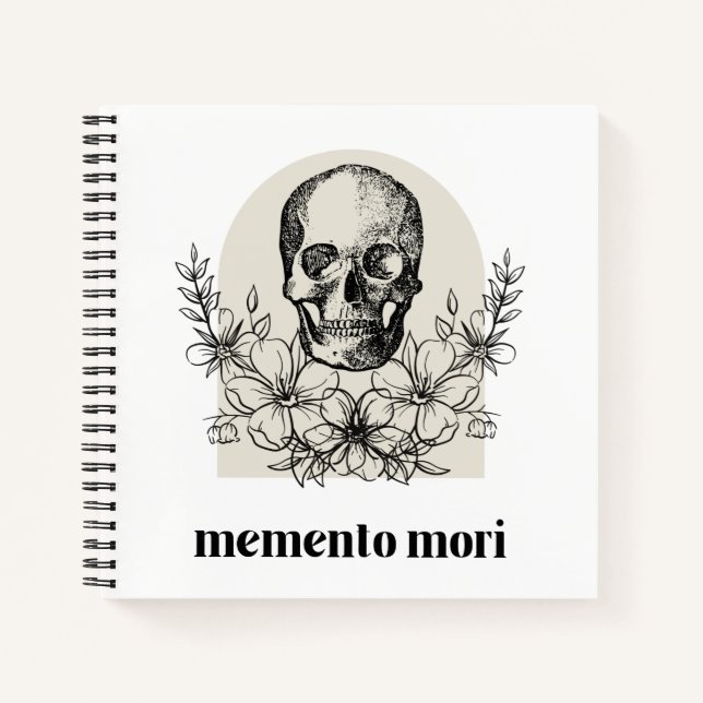 Memento Mori - Journal des puces à couverture rigi (Devant)