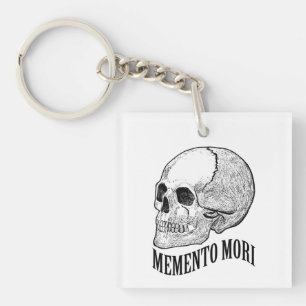 Memento mori keychain
