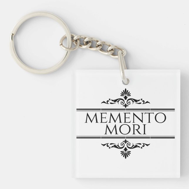 Memento Mori Keychain (Front)