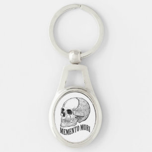 Memento mori keychain