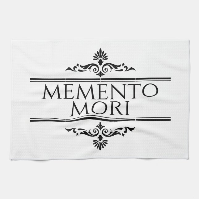 Memento Mori Kitchen Towel (Horizontal)