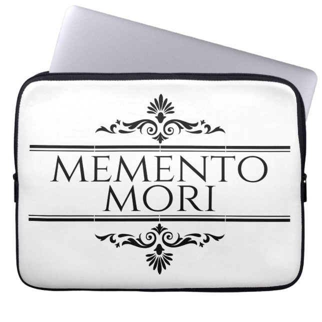 Memento Mori Laptop Sleeve (Front)