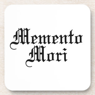 Memento Mori - Latin Phrase Coaster
