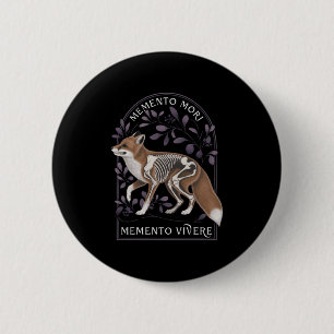 Memento Mori Memento Vivere _ Philosophy & Lat 2 Inch Round Button