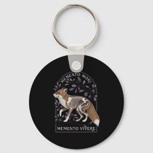 Memento Mori Memento Vivere _ Philosophy &amp; Lat Keychain
