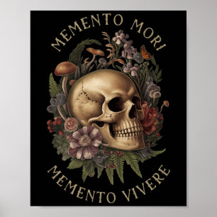 Memento Mori Memento Vivere _ Philosophy &amp; Lat Poster