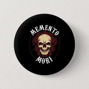 Memento Mori Mortality Stoic Philosophy Stoicism Q 2 Inch Round Button