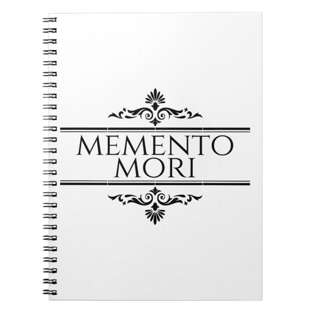 Memento Mori  Notebook (Front)