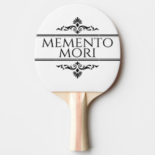 Memento Mori Ping Pong Paddle
