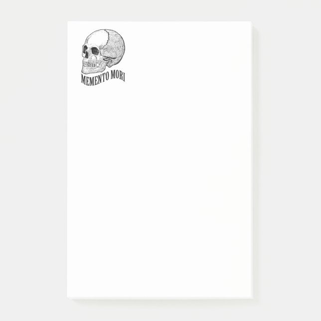 Memento mori post-it notes (Front)